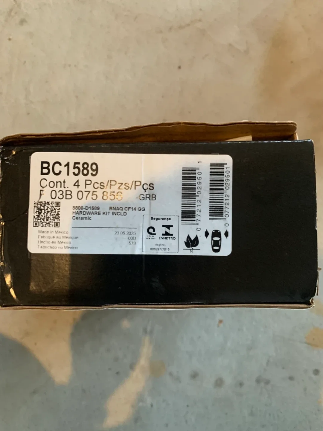 NIB Bosch QuietCast Premium Disc Brake Kit - Front and Rear image indicator(3)