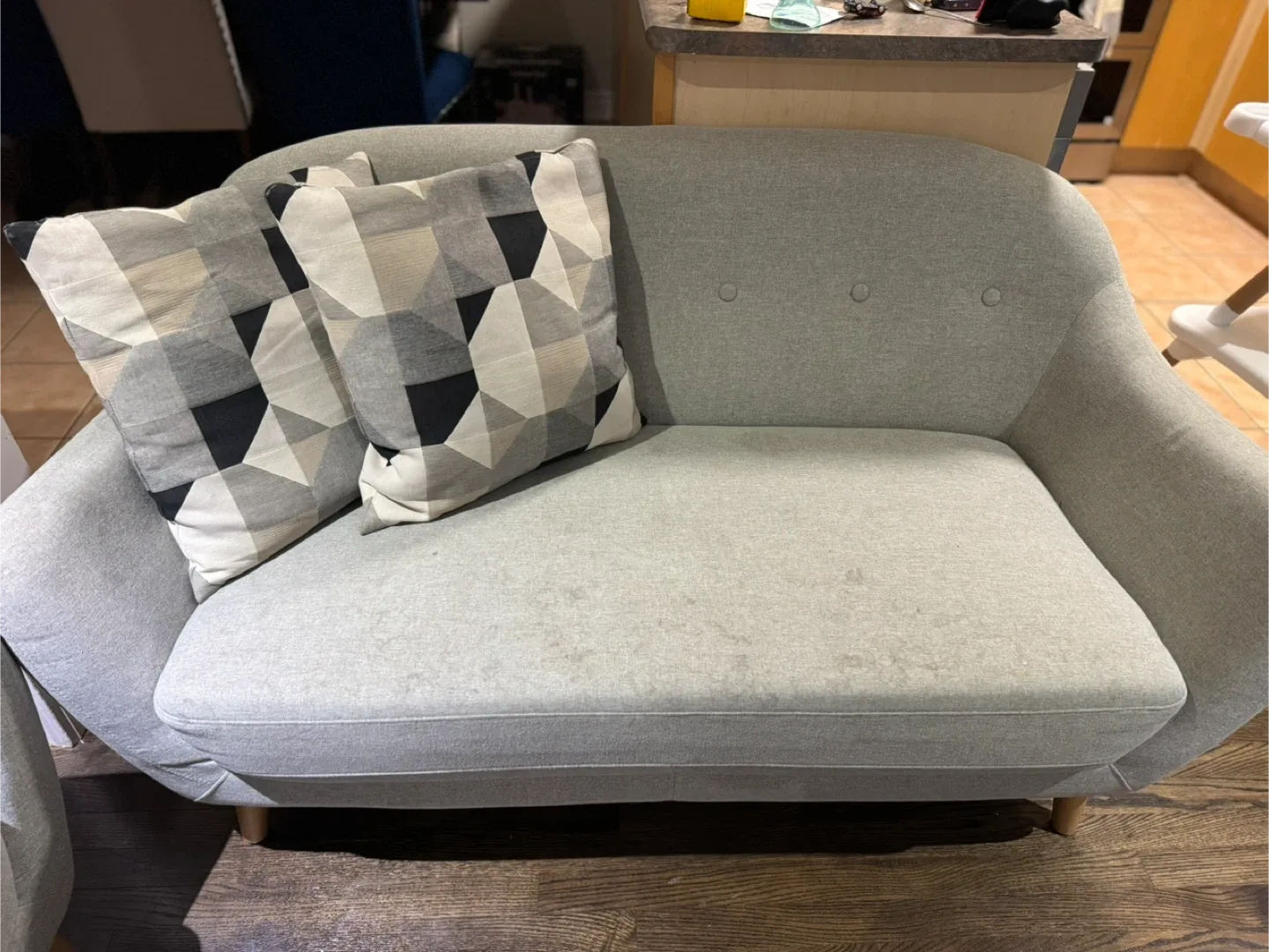 Grey Loveseat Sofa set
