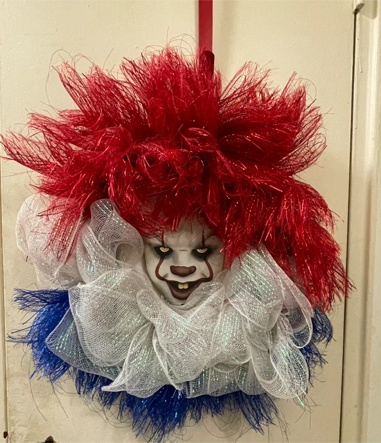 Pennywise Halloween Wreath