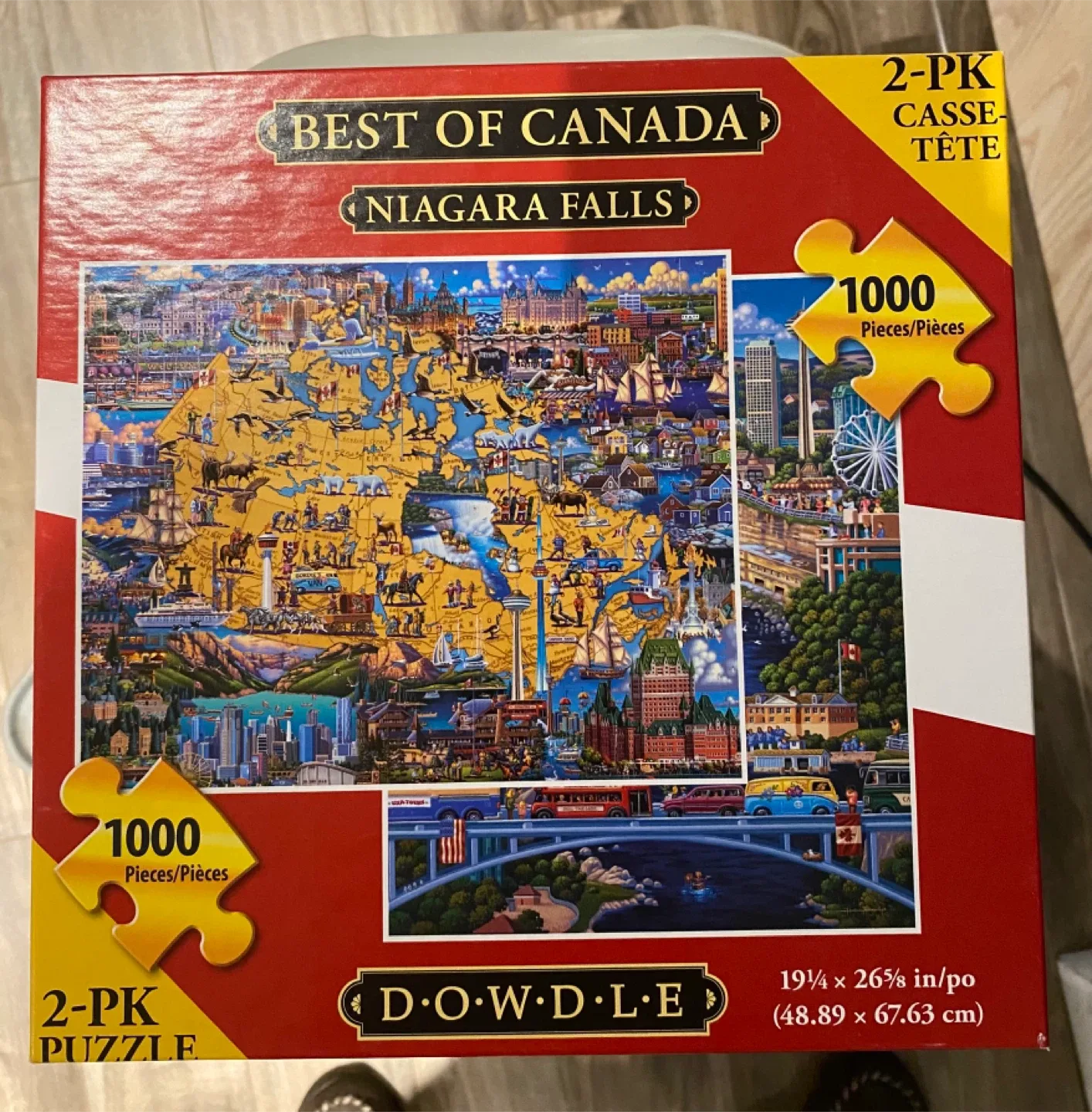 Lot of 8 Puzzles: Dowdle, Eurographics, Star Wars & More image indicator(3)