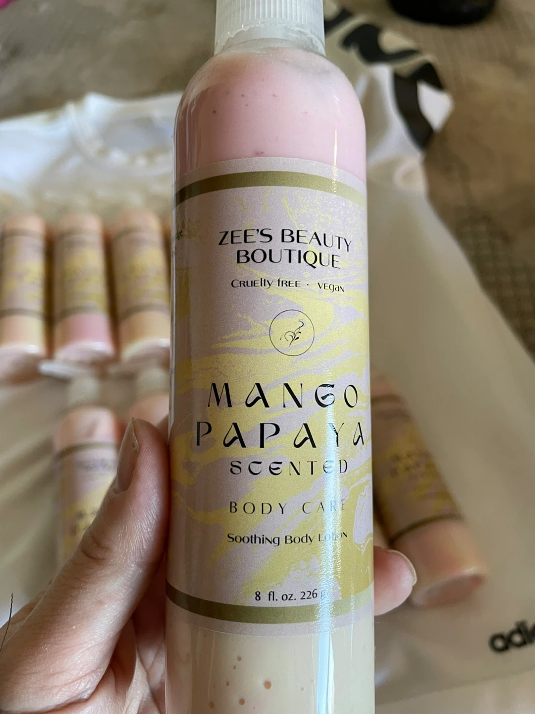 Zee's Beauty Boutique Mango Papaya Lotion