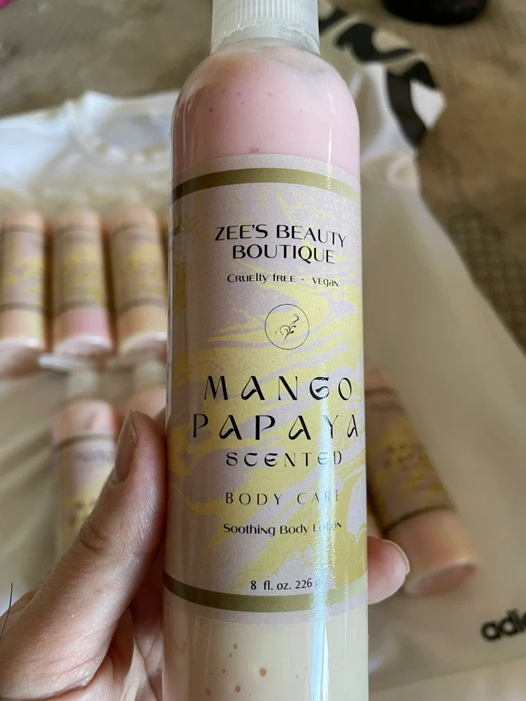 Zee's Beauty Boutique Mango Papaya Lotion