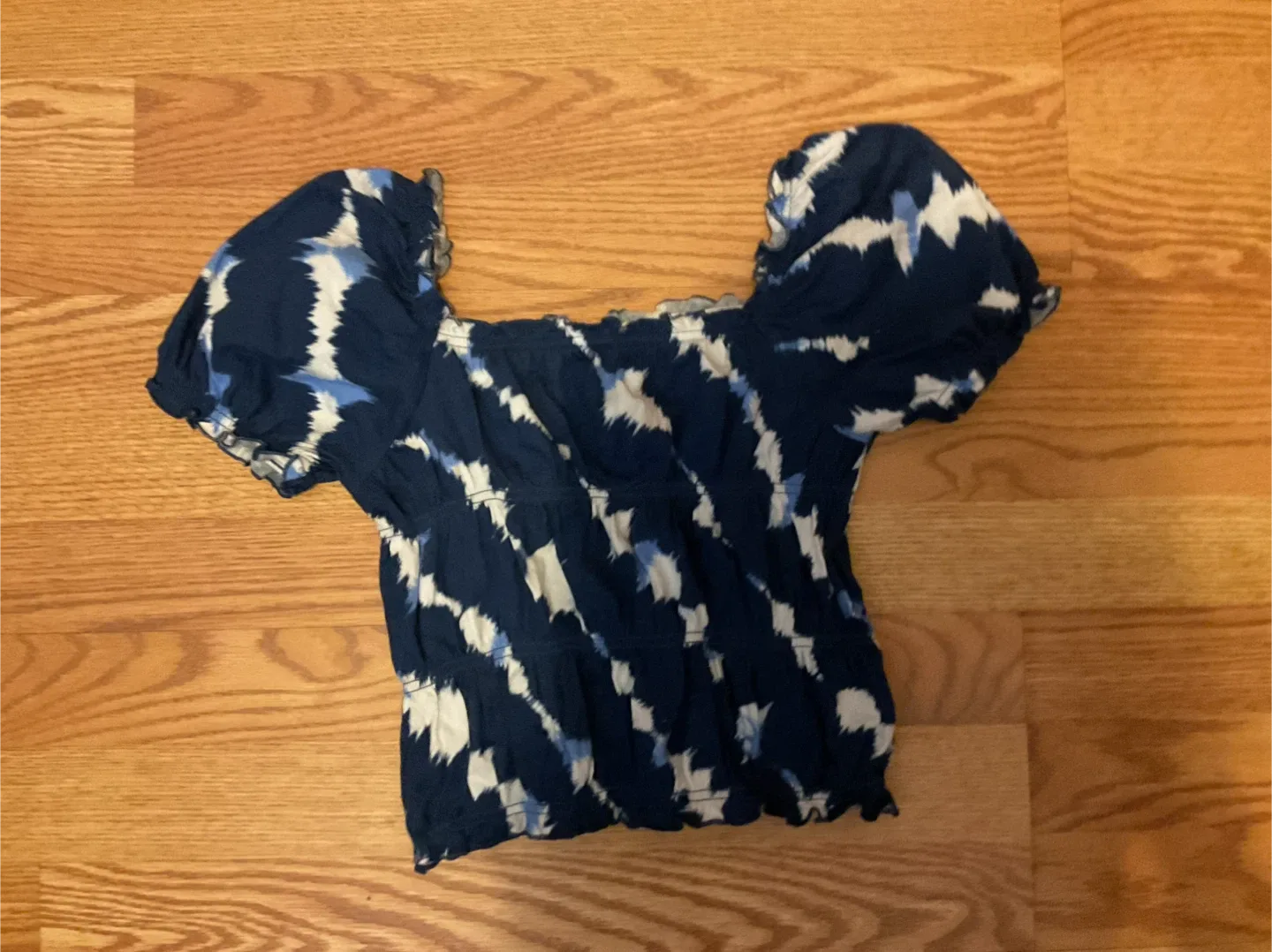 Tie-Dye Off-Shoulder Top