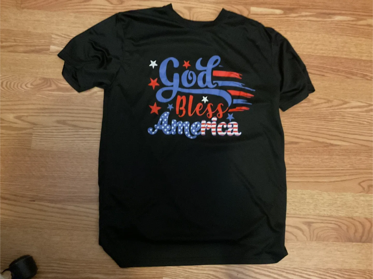 Black 'God Bless America' T-Shirt