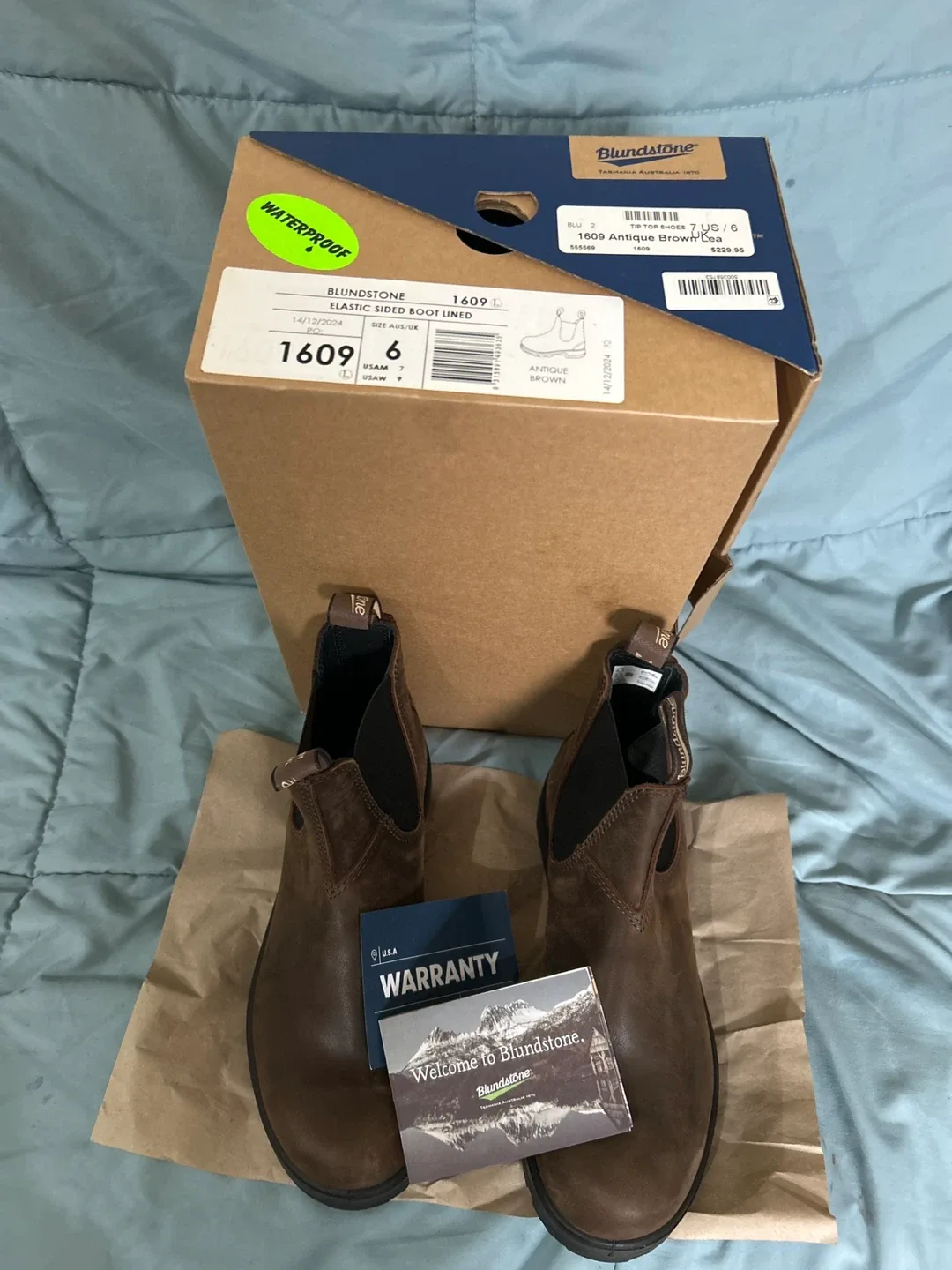 Blundstone 1609 Antique Brown Boots - US Women's 9