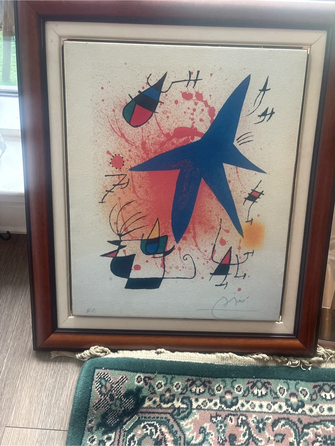 Framed Joan Miró Print