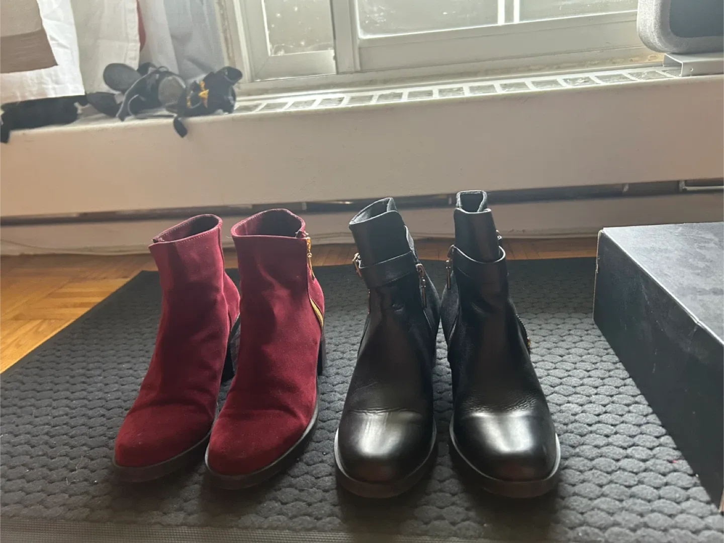 Burgundy Ankle Boots Size 38 image indicator(2)