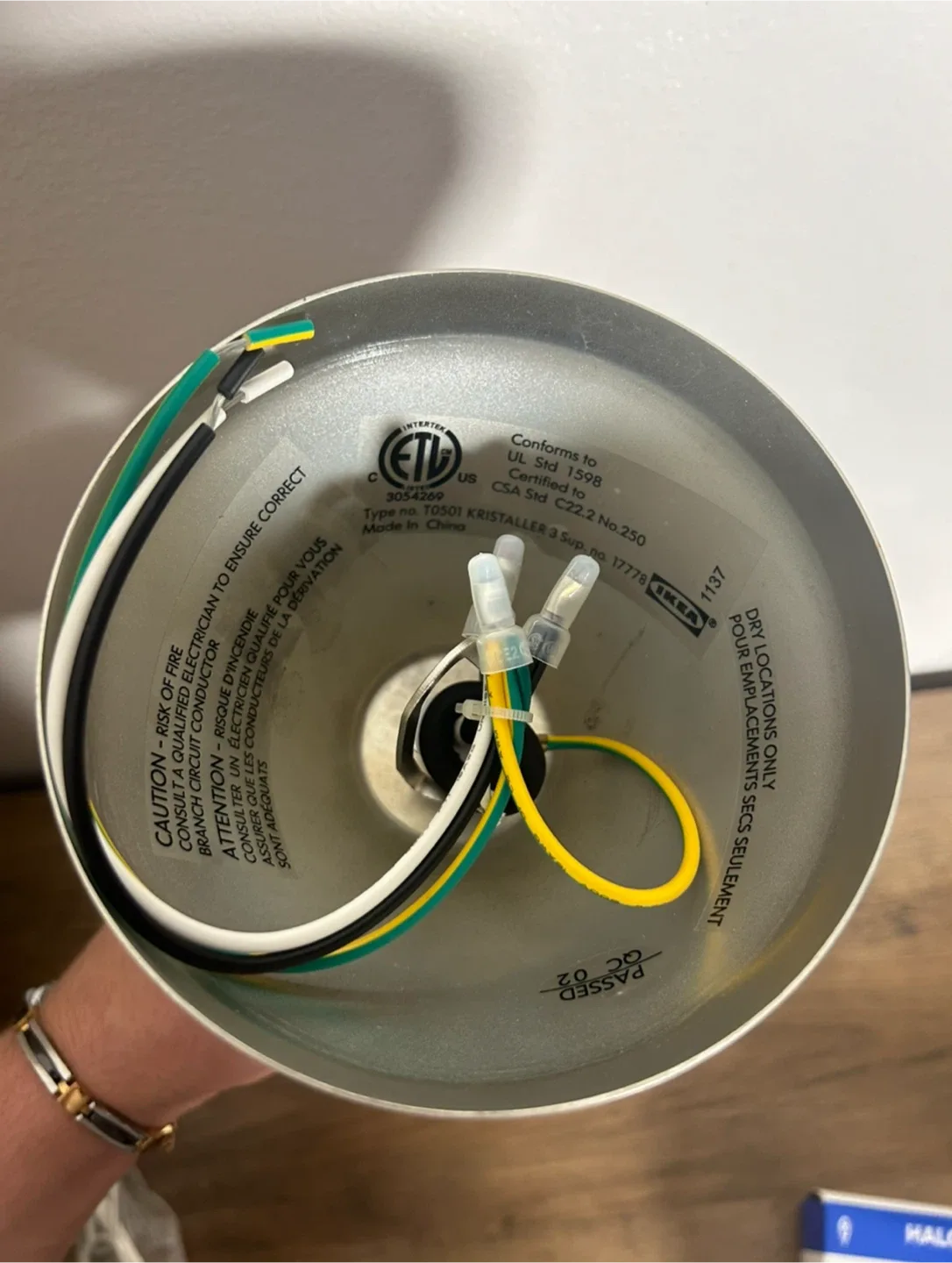 IKEA Kristaller 3 Arm Chandelier - Nowhere Else! image indicator(5)