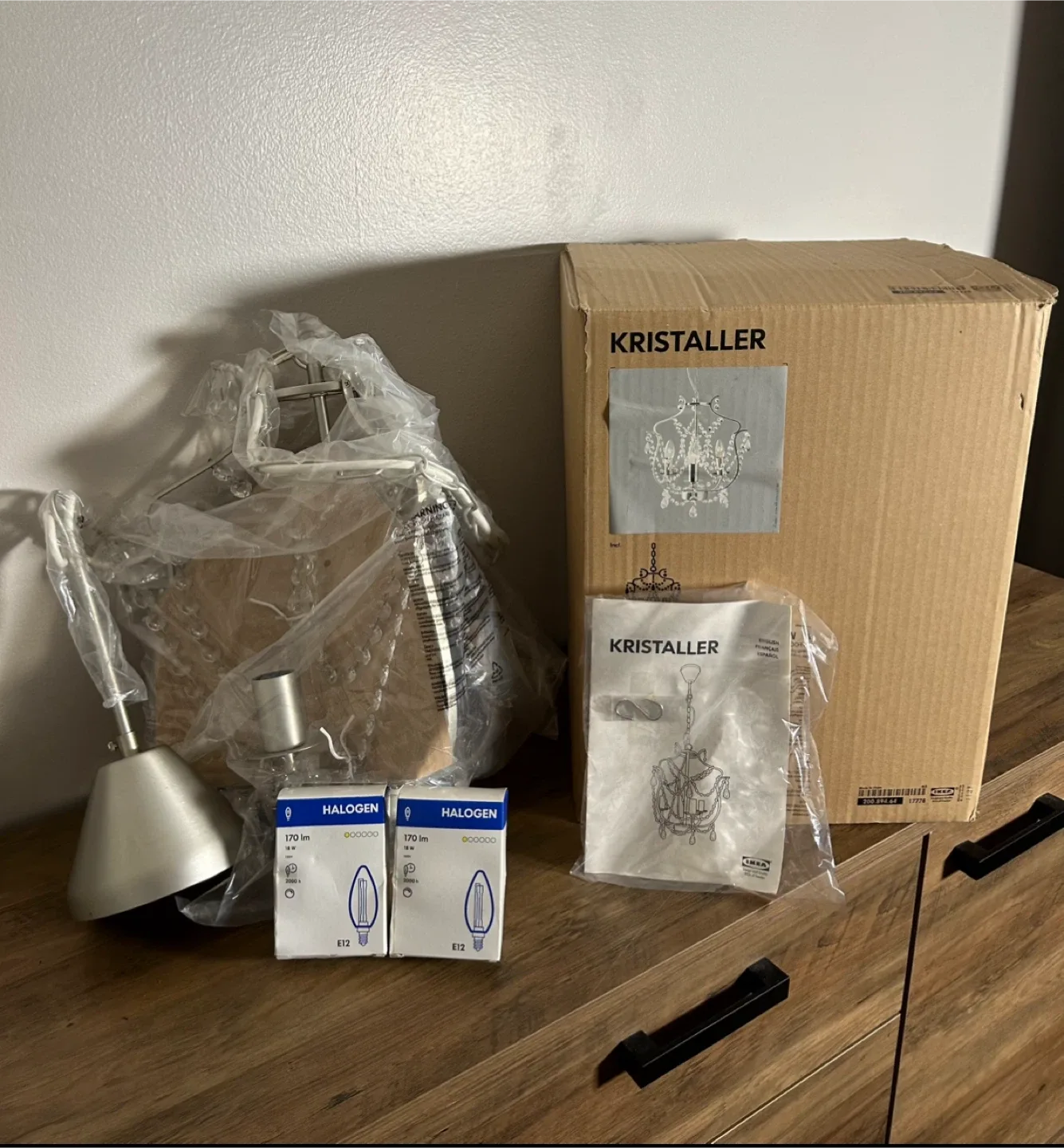 IKEA Kristaller 3 Arm Chandelier - Nowhere Else! image indicator(7)