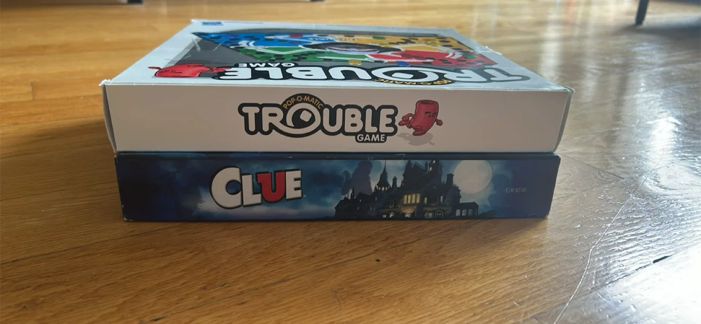 Trouble & Clue Board Games