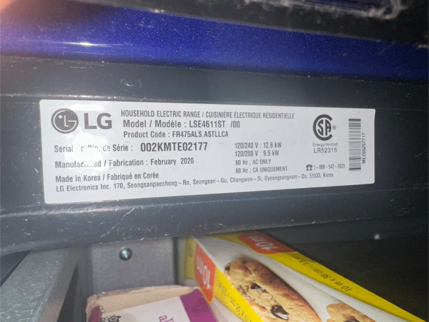 LG LSE4611ST Electric Range image indicator(4)