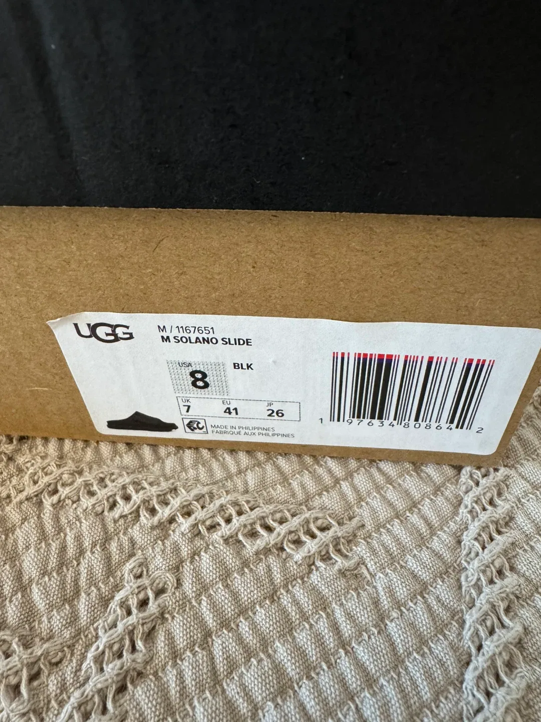 UGG Solano Slide Black - New! image indicator(2)