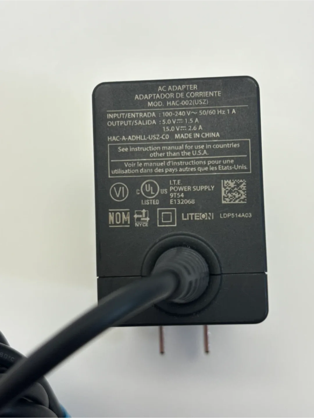 Nintendo Switch Charger original image indicator(3)