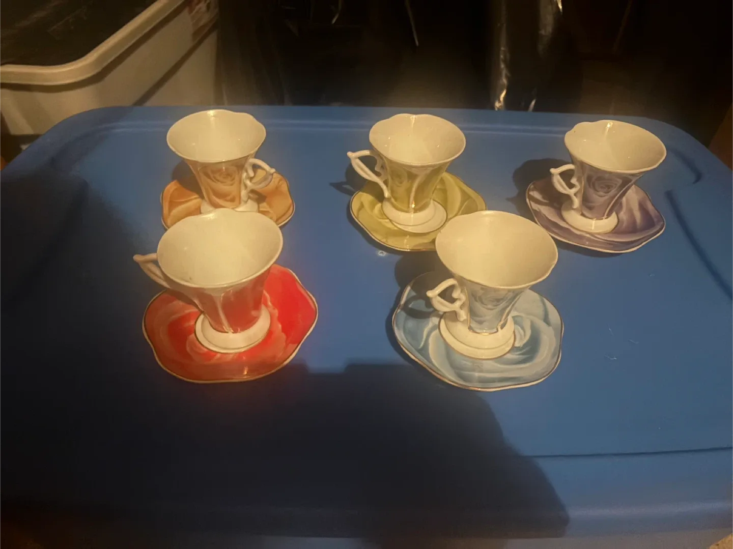 Vintage Tea Cup and Saucer Set (5)