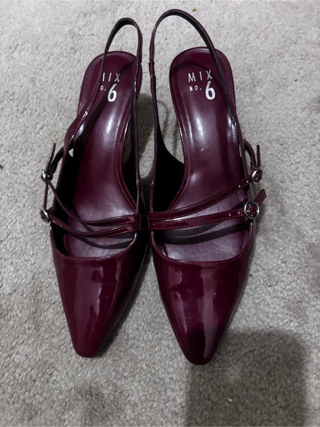 Mix No. 6 Burgundy Heels - Size 9.5M