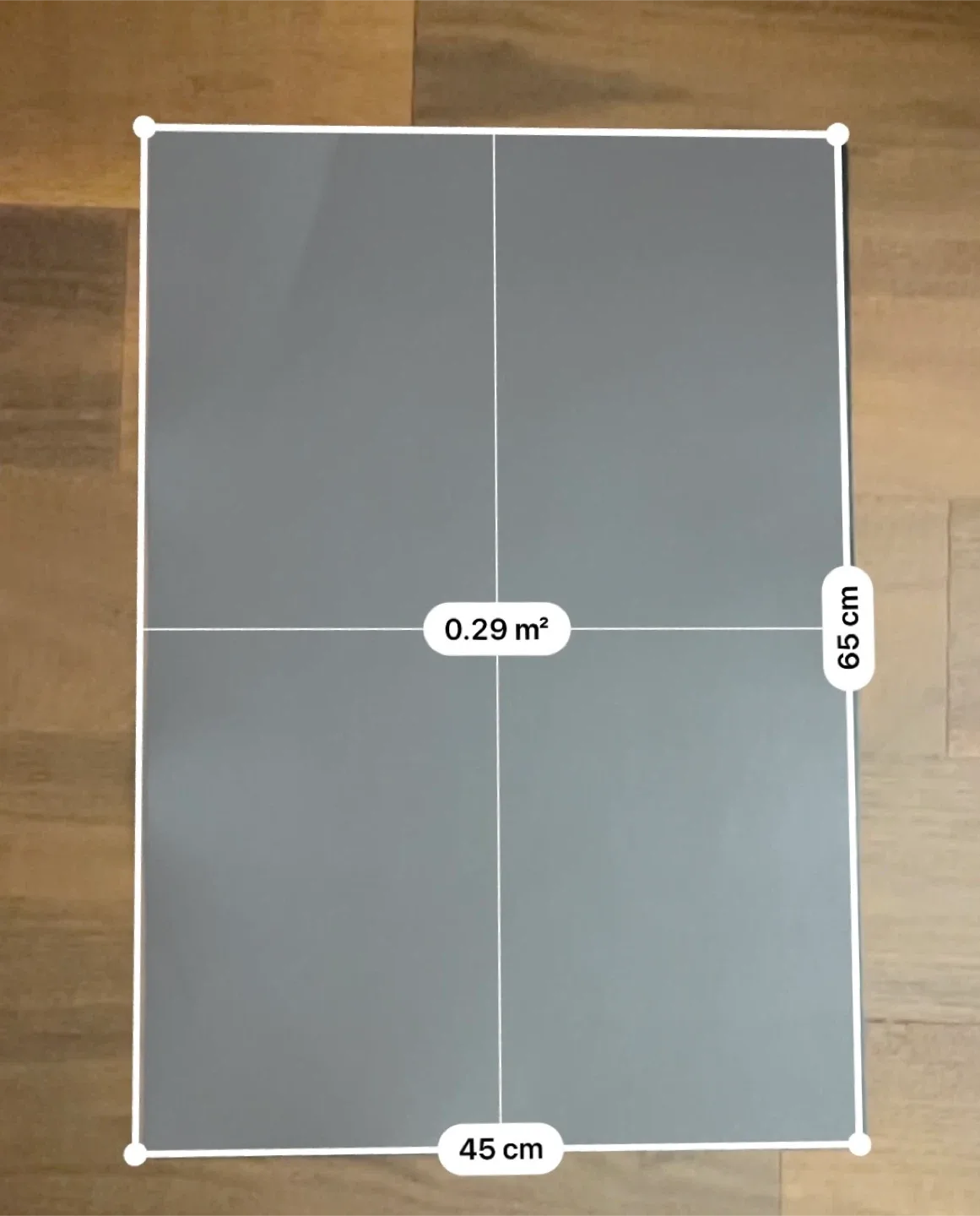 Black Desk Mat 65cm x 46cm