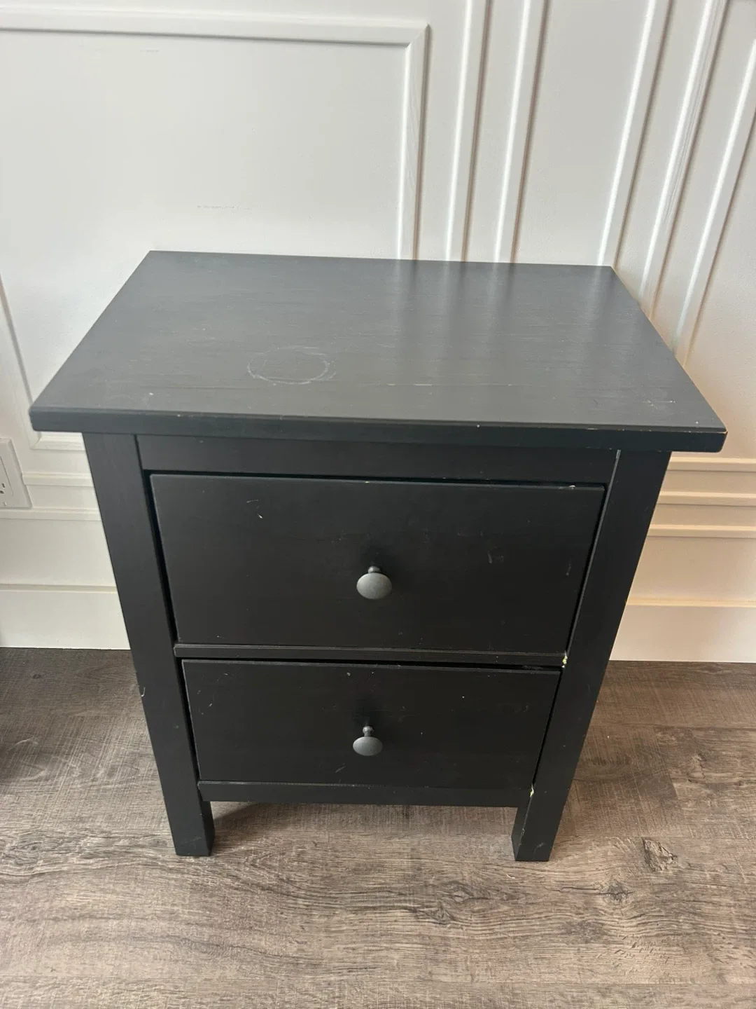 one IKEA HEMNES nightstand, solid wood