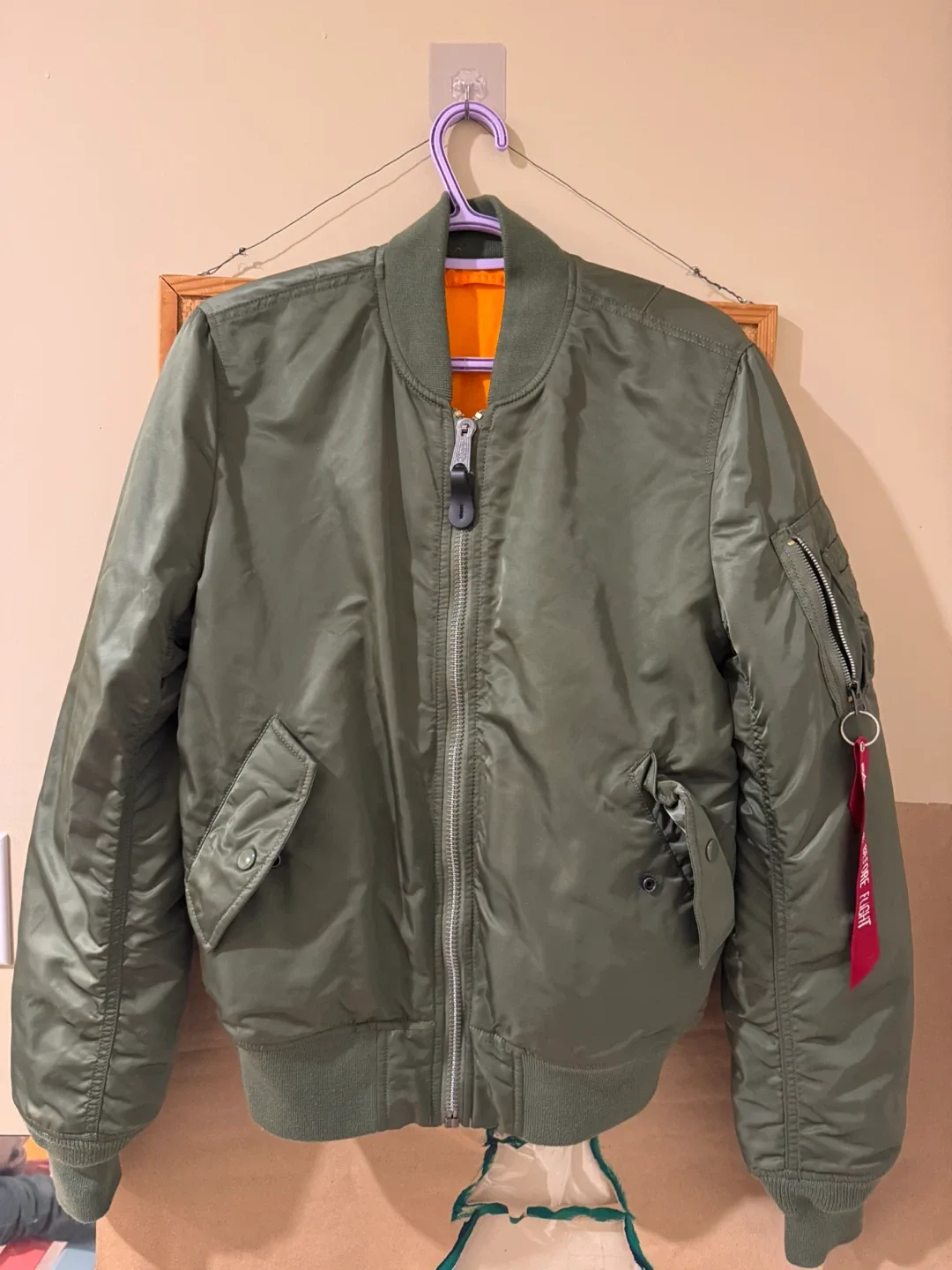 Alpha Industries MA-1 Flight Jacket, Olive Green