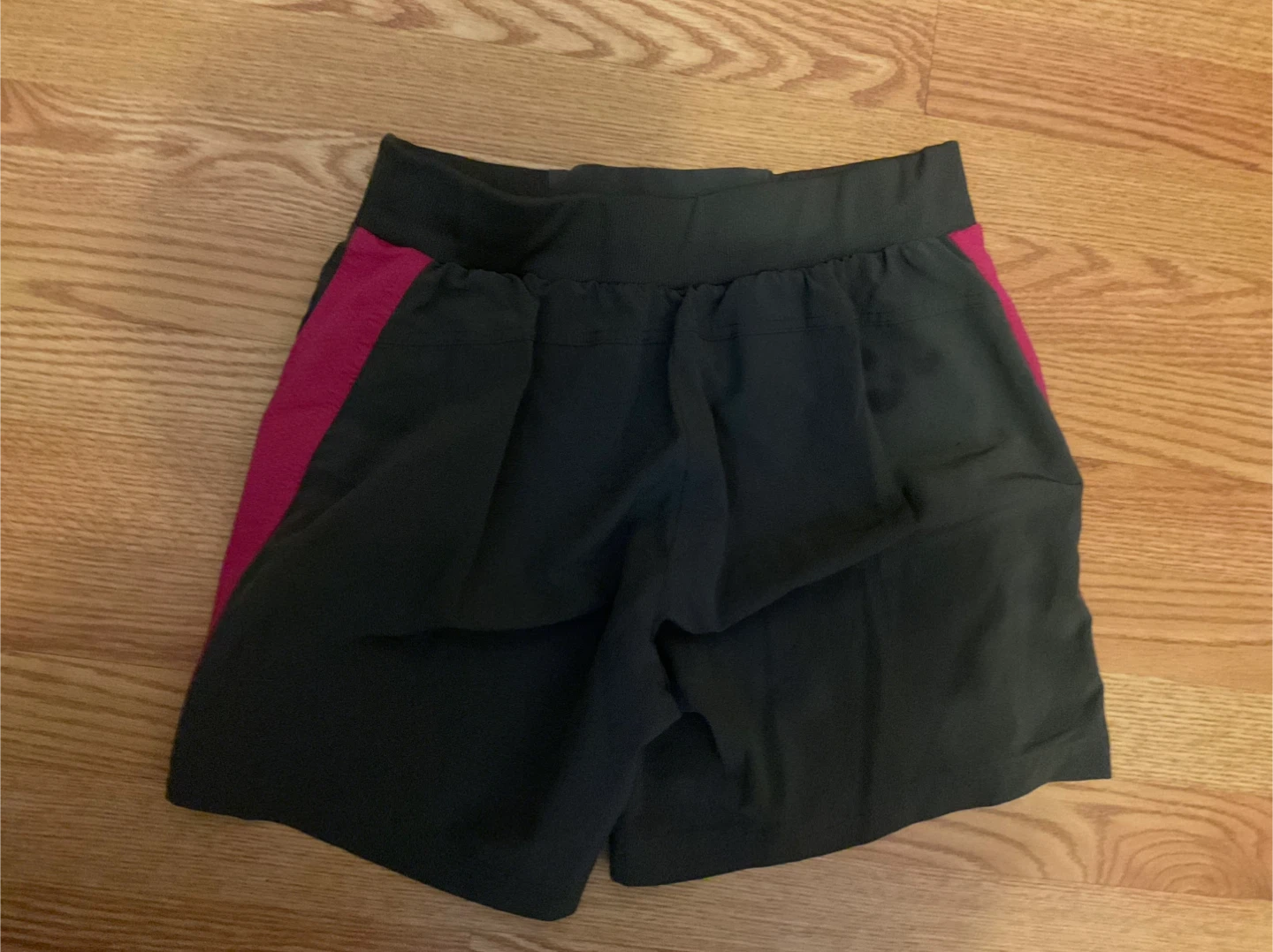 Athletic Shorts - Black & Pink - photo 2