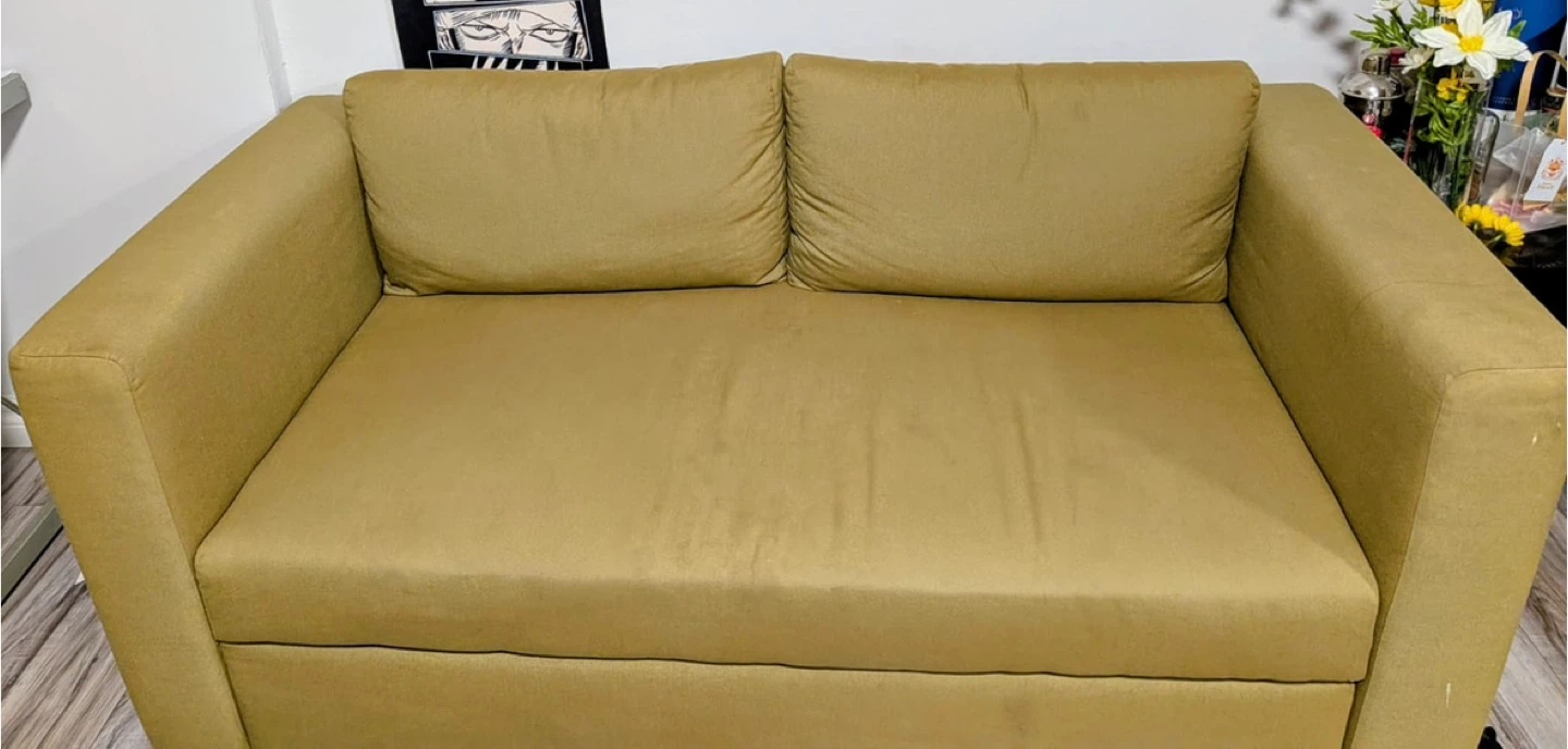 IKEA Olive Green Sofa Bed . Original price $500 selling at $250