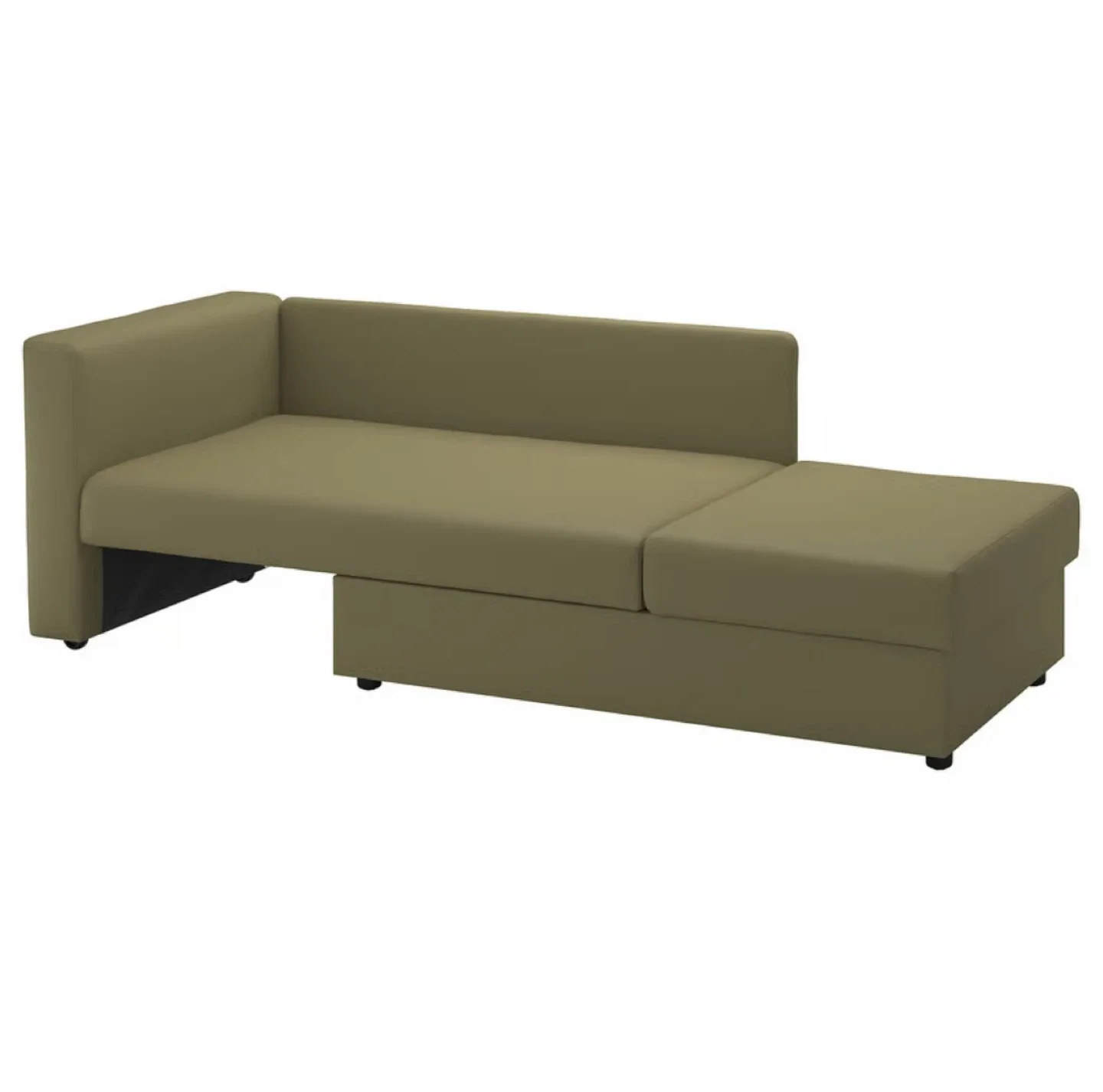 IKEA Olive Green Sofa Bed . Original price $500 selling at $300 image indicator(2)