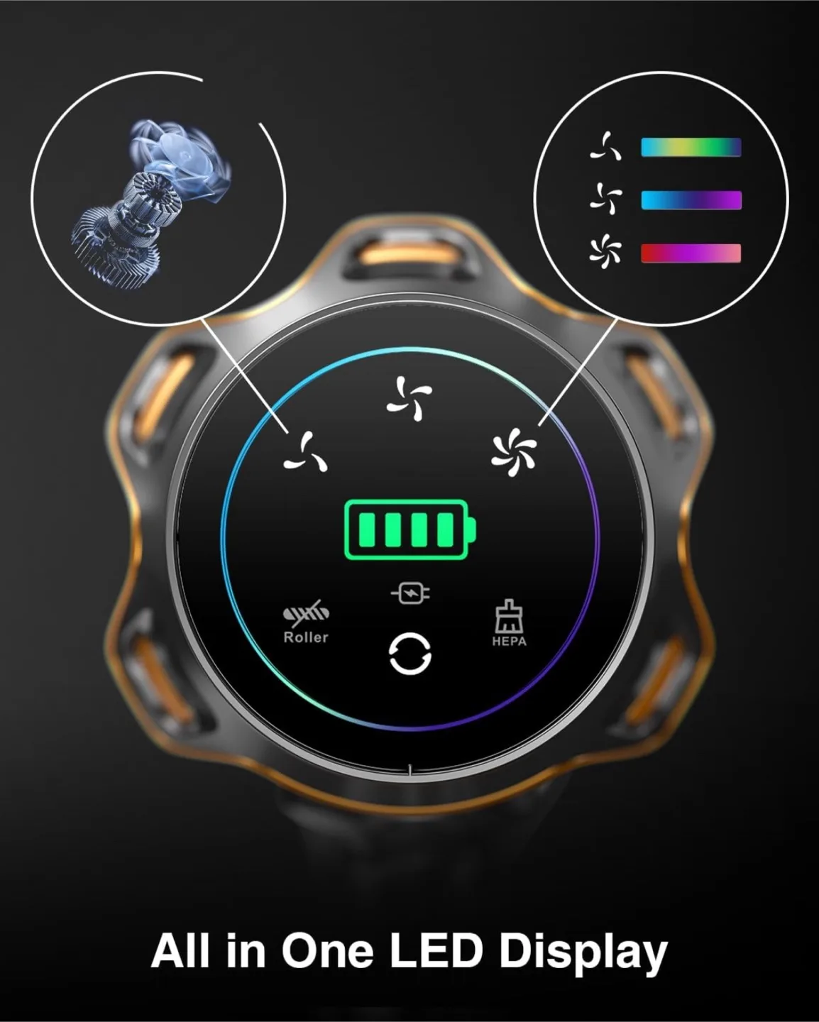 Brand New Cordless Vacuum Cleaner- 600W- 50KPA- 65 Mins Runtime image indicator(5)