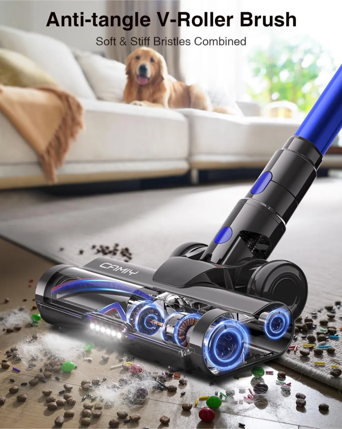 Brand New Cordless Vacuum Cleaner- 600W- 50KPA- 65 Mins Runtime image indicator(2)