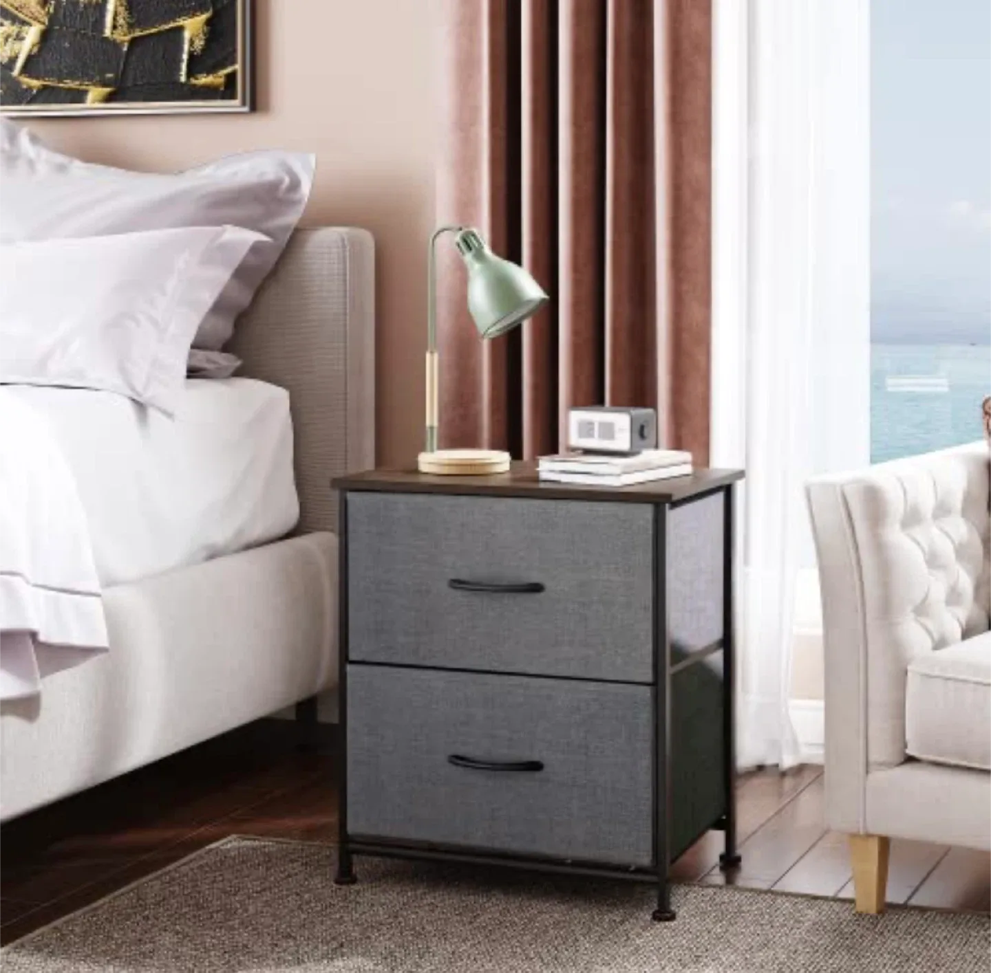 WLIVE Black Night Stand available for pick up.