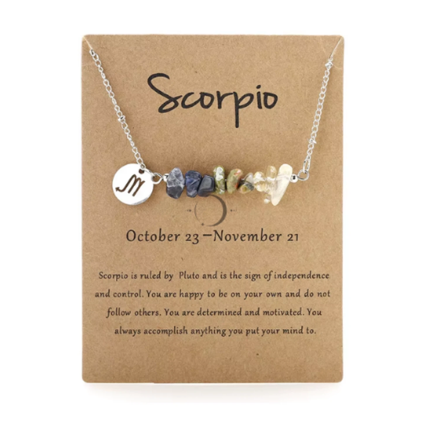 Zodiac Gemstone Necklace - photo 4