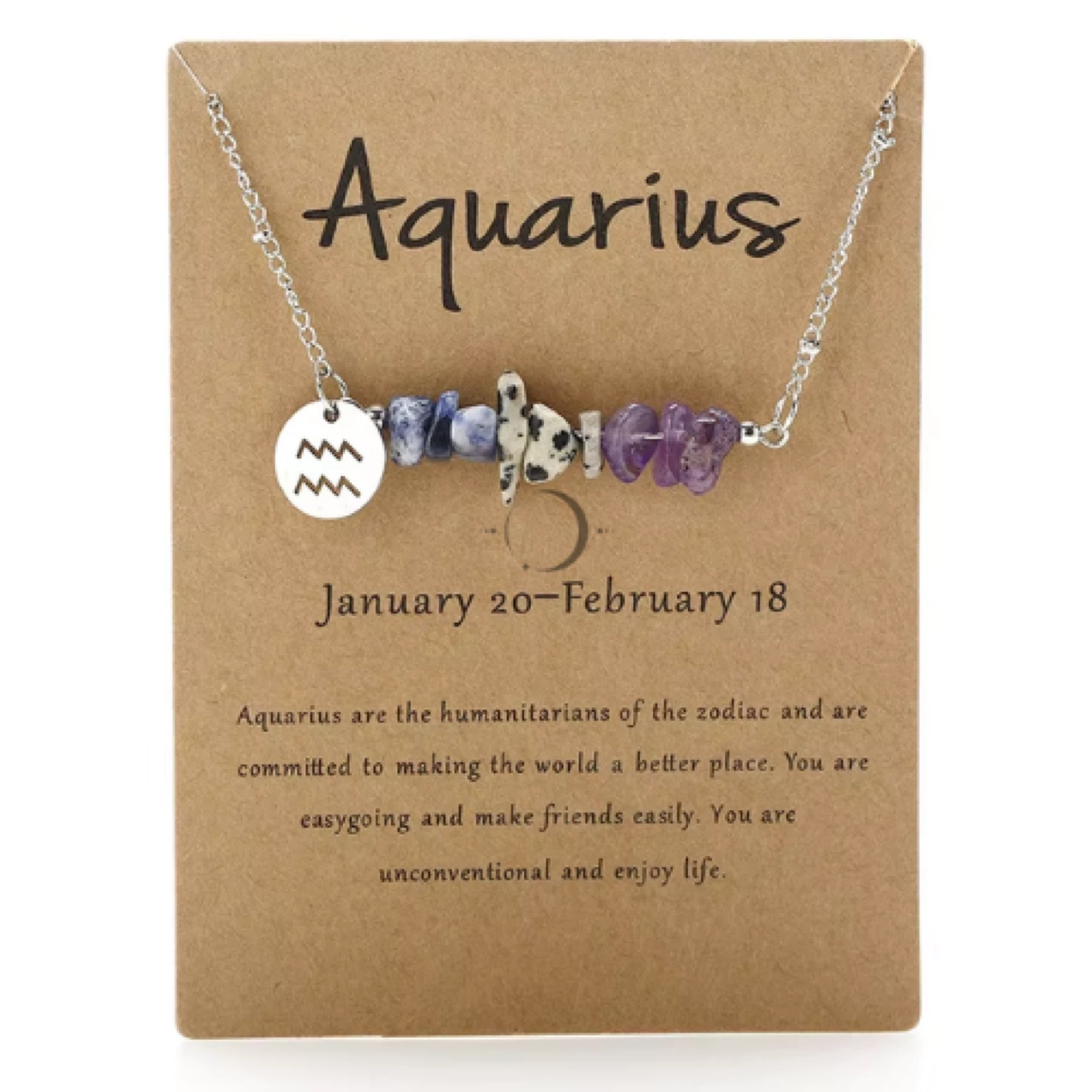 Zodiac Gemstone Necklace - photo 3