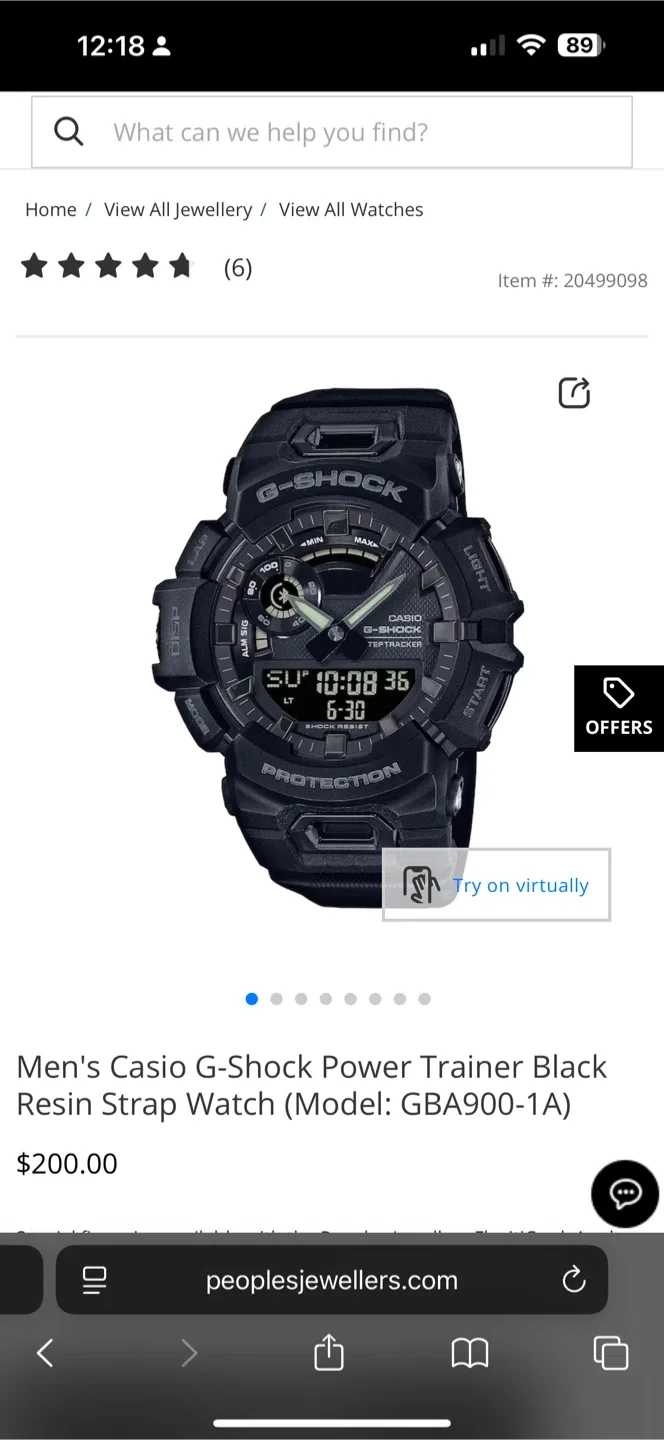 Casio G-Shock Power Trainer Watch GBA900-1A image indicator(2)