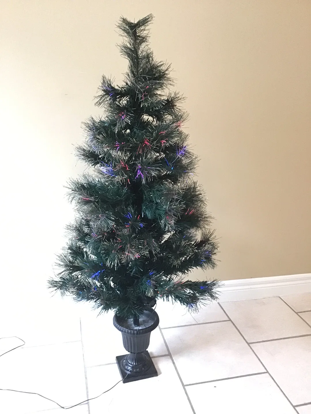 NOMA 4' Colour-Changing Fibre Optic Tree