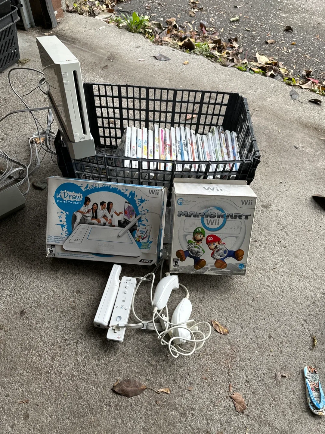 Nintendo Wii Console, Games, and Accessories Bundle