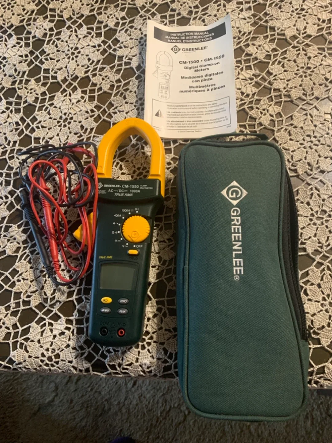 Greenlee CM-1550 Digital Clamp Meter