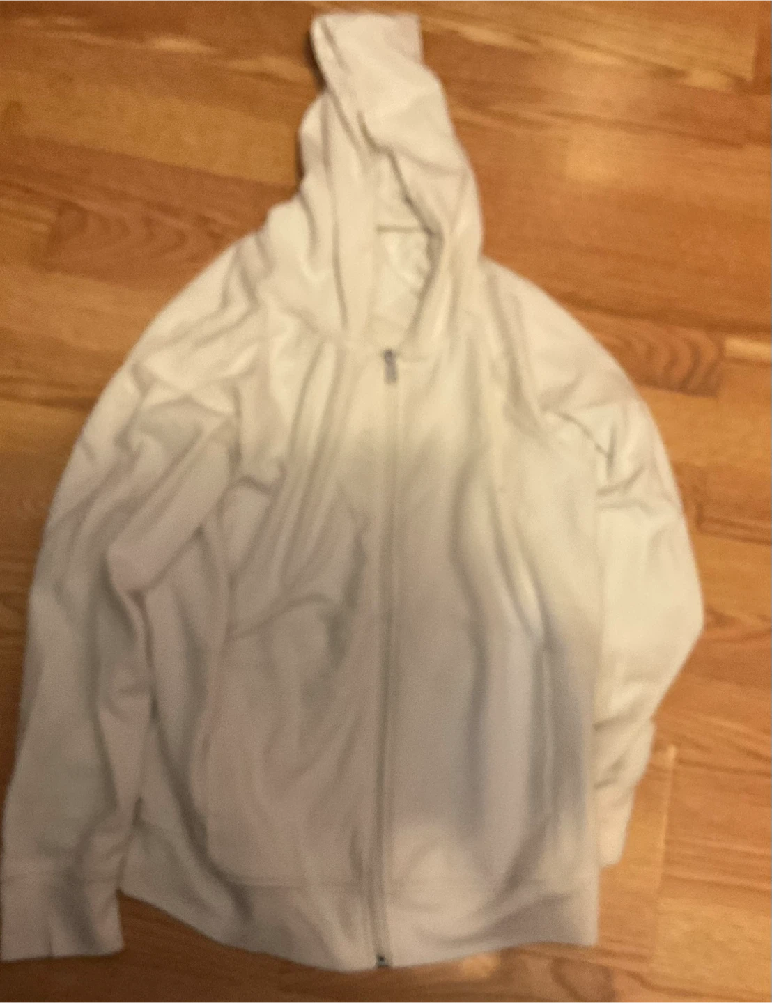White Full Zip Hoodie - photo 3