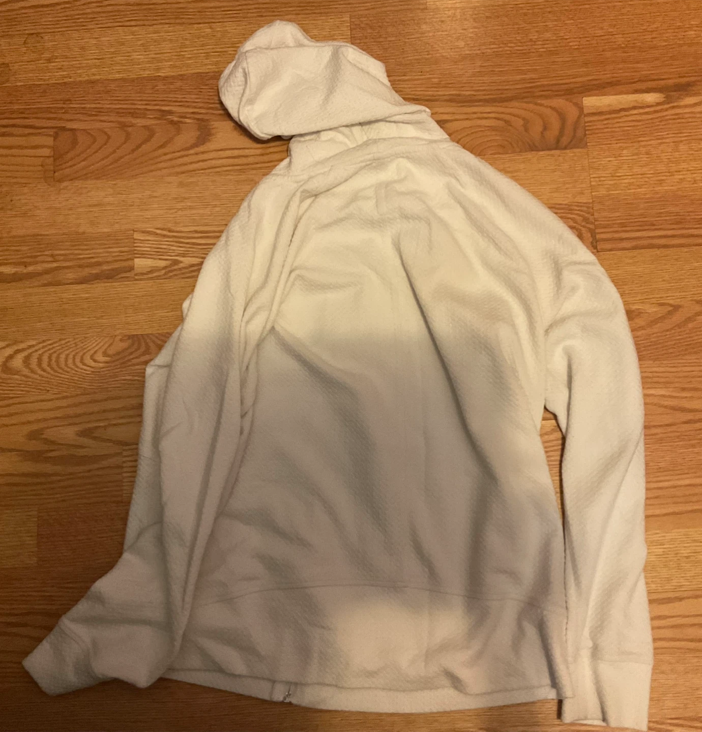 White Full Zip Hoodie - photo 2