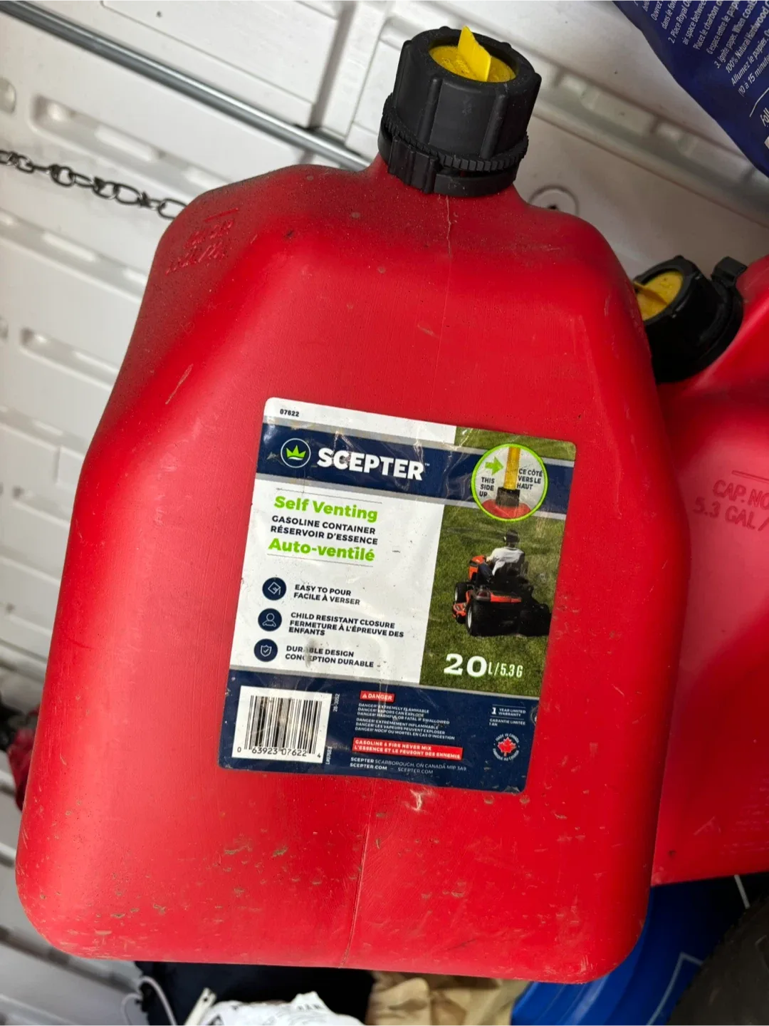 Scepter 20L/5.36G Gasoline Container