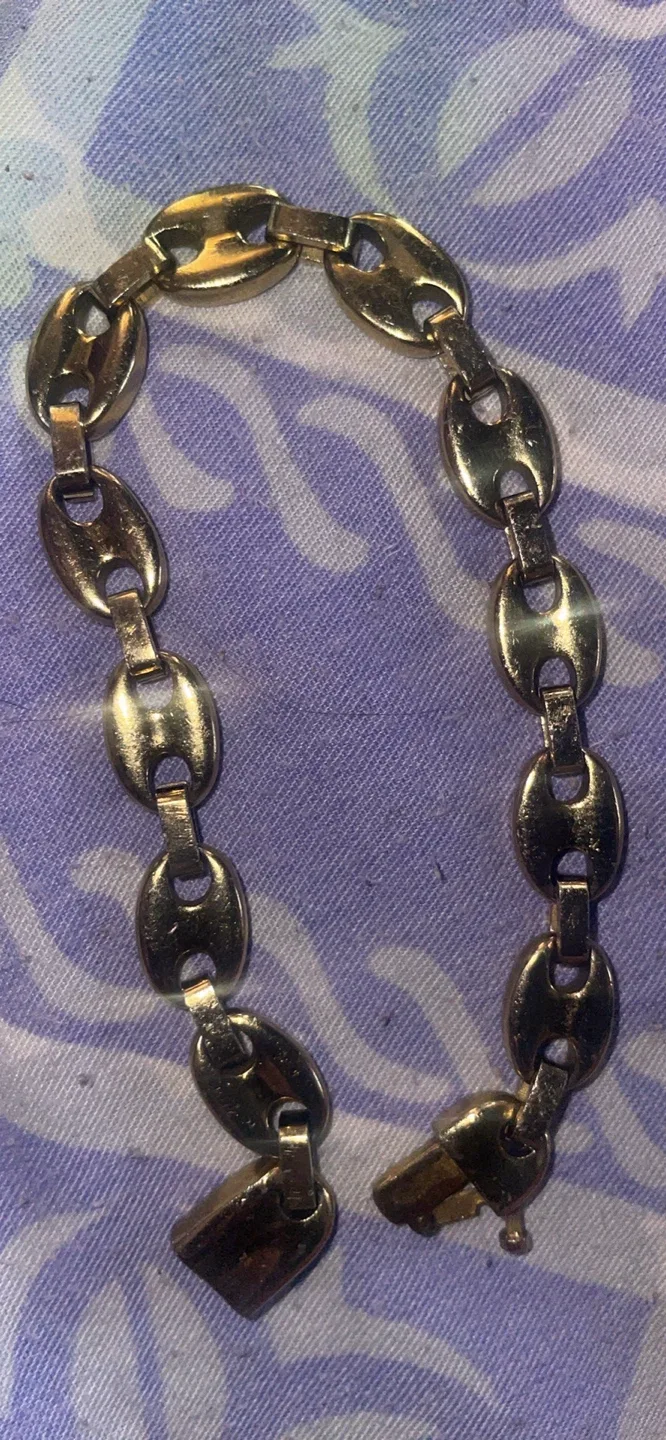 Gold filled vitaly Marinar Link Bracelet