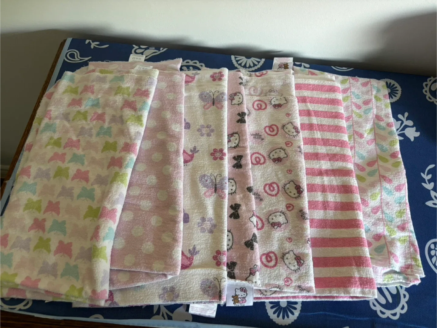 Hello Kitty Baby Washcloths - Set of 6