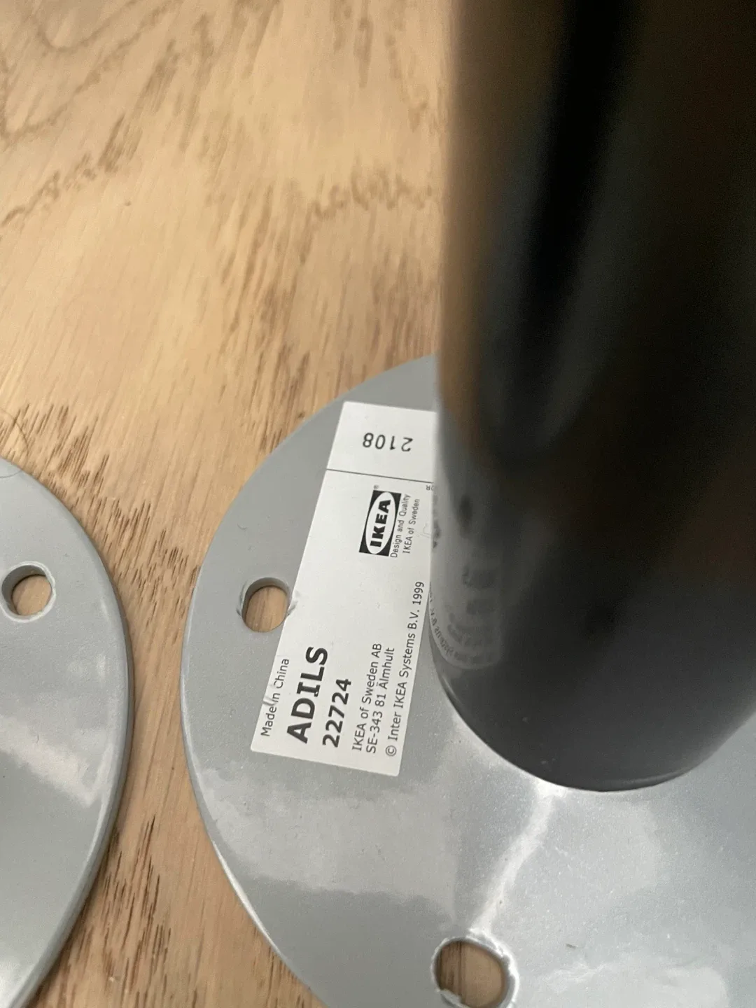 IKEA ADILS Table Legs - Black image indicator(2)