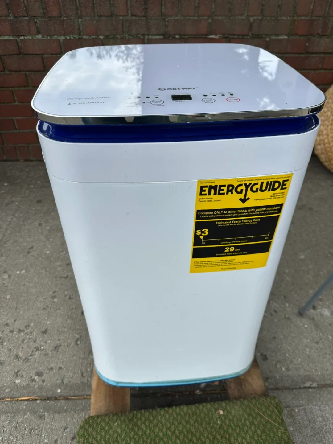 Costway Fully Automatic Washing Machine