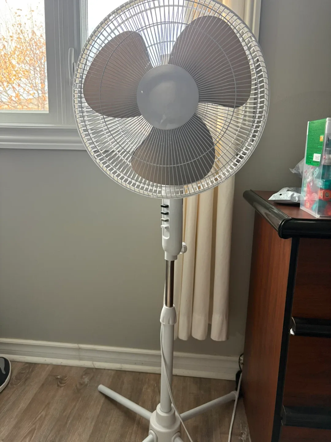 White Stand Fan