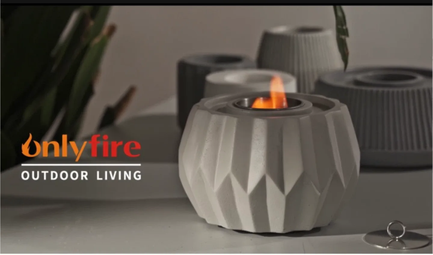 New Onlyfire Smokeless Tabletop Fire Pit 8"