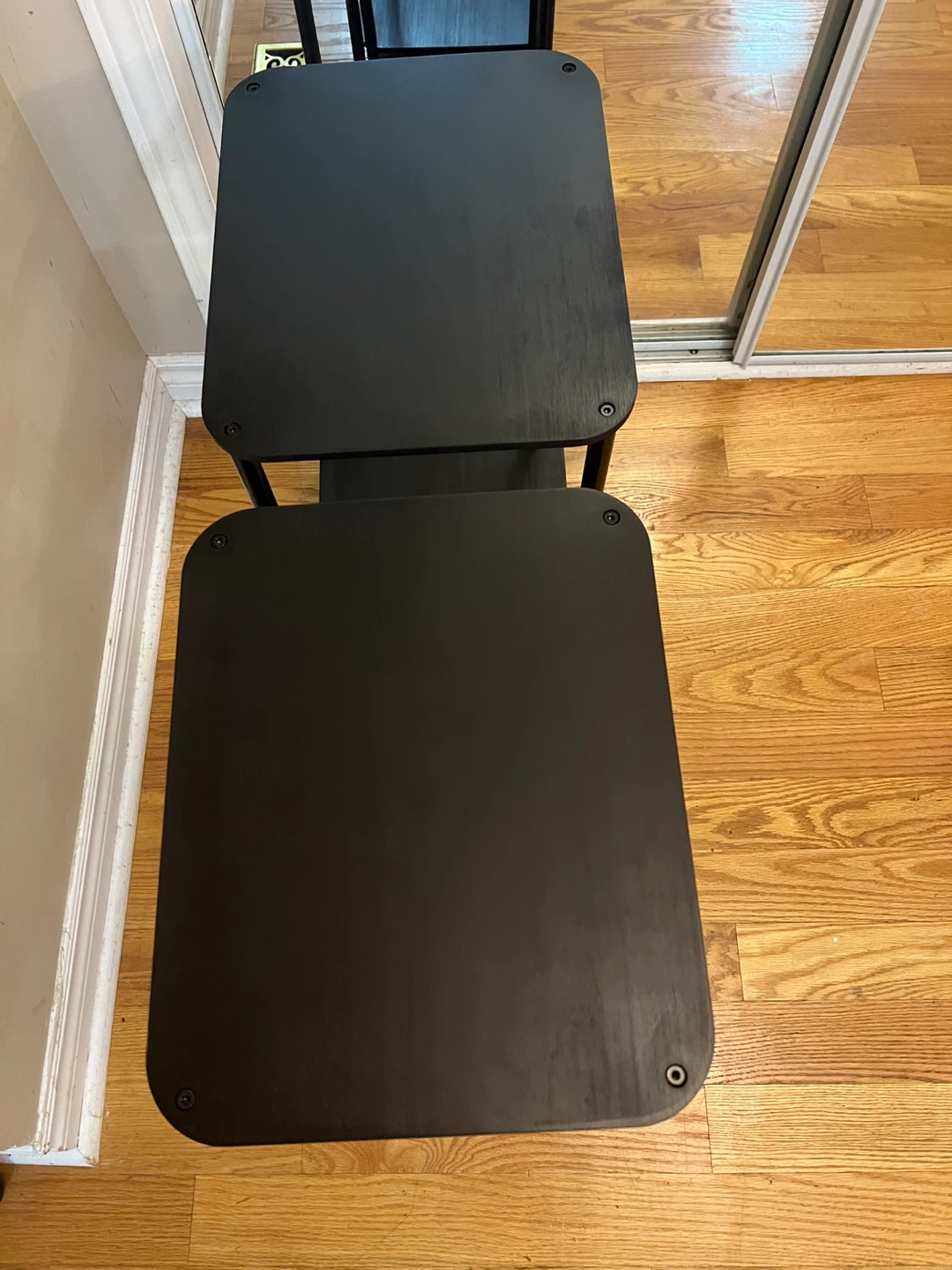 Set of 2 Black End Tables/Nightstand - photo 4
