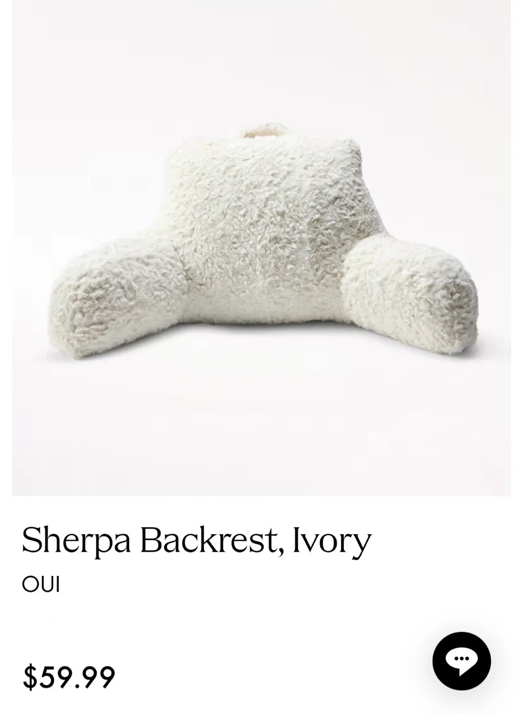 Sherpa Backrest Ivory