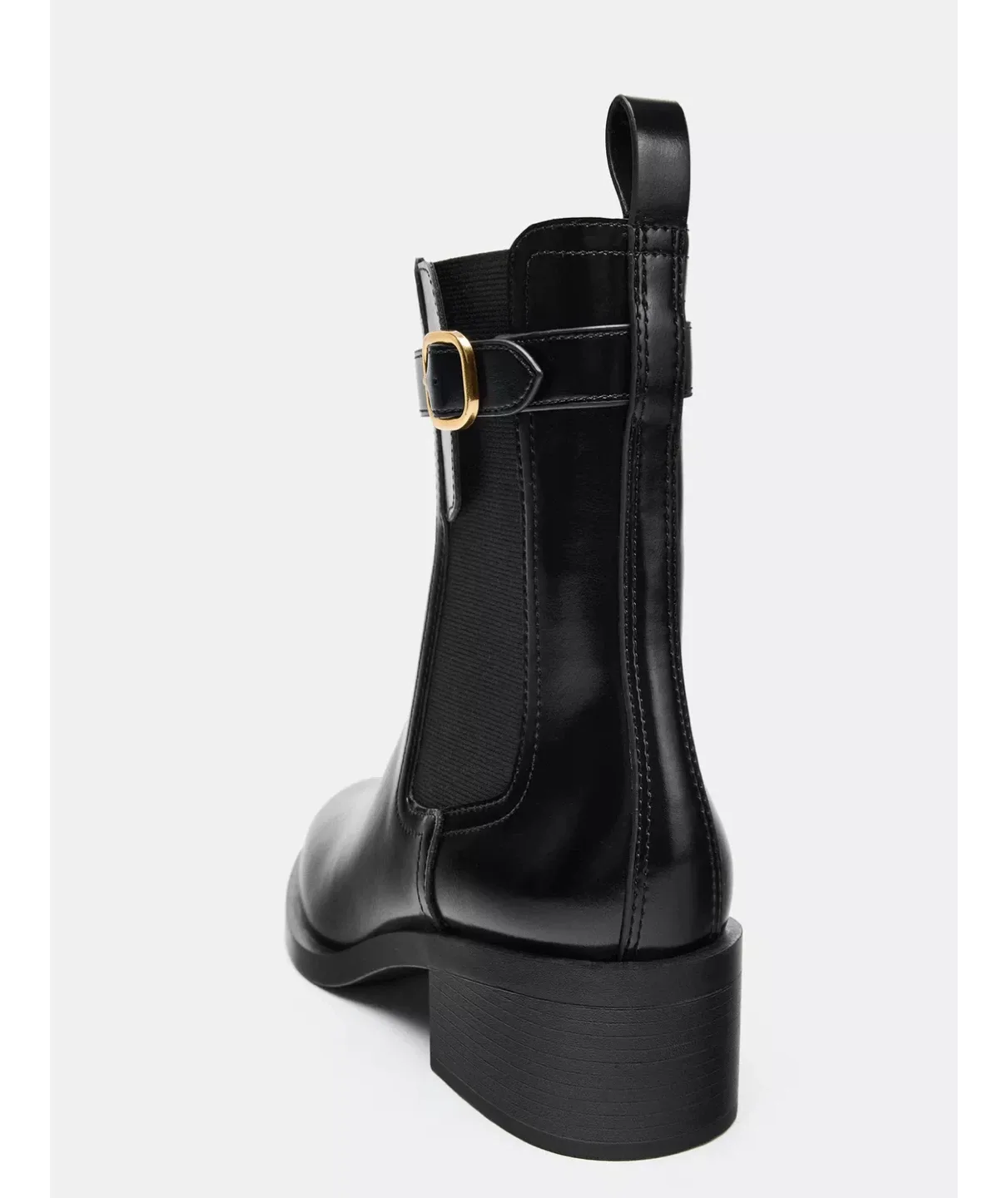 Zara Black Heeled Chelsea Boots - size 10 image indicator(2)