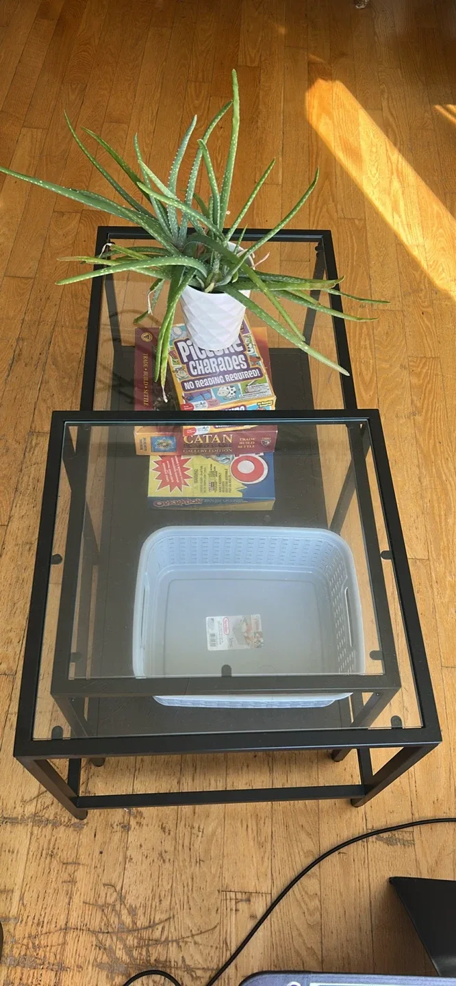 Glass Top Coffee Table