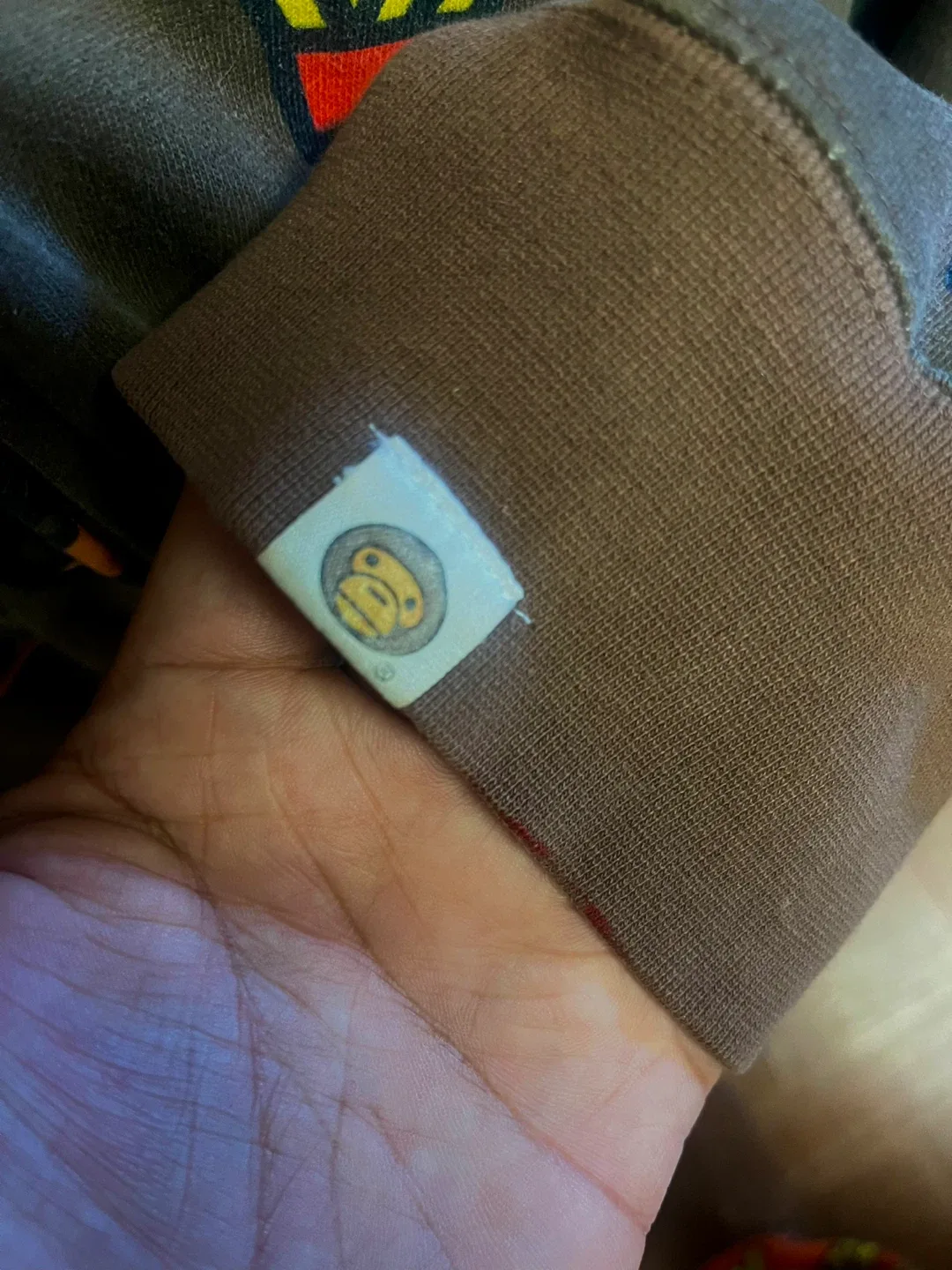 Bathing Ape Baby Milo Brown Hoodie XL image indicator(4)