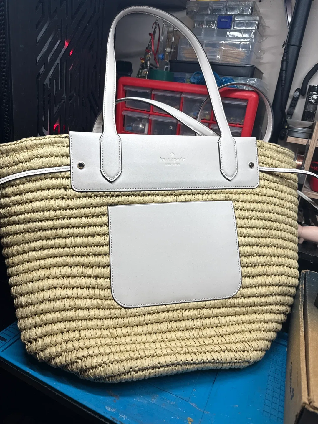 Kate Spade Straw Tote Bag