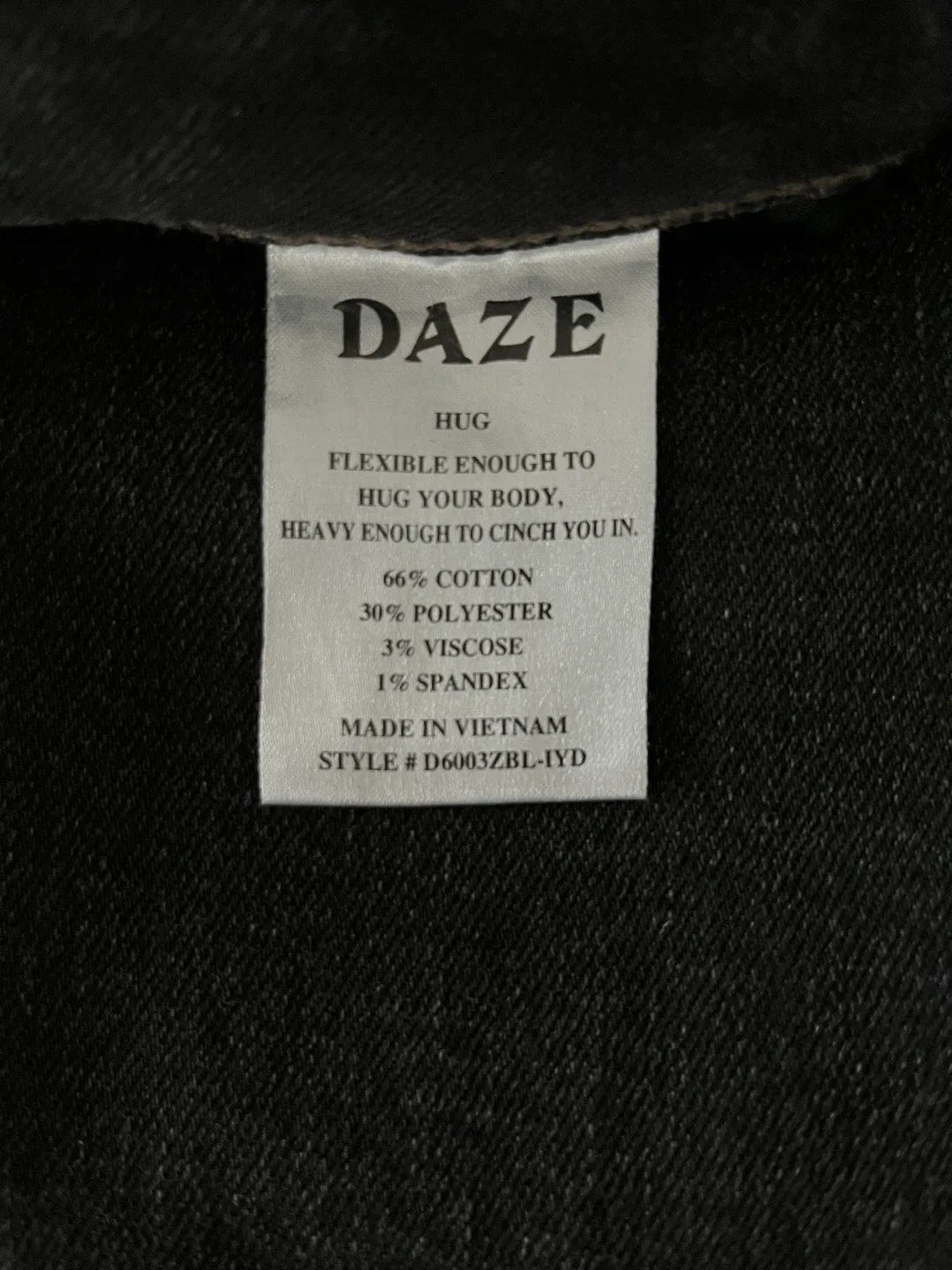DAZE Hug Black Denim Jeans - Size 30 image indicator(5)